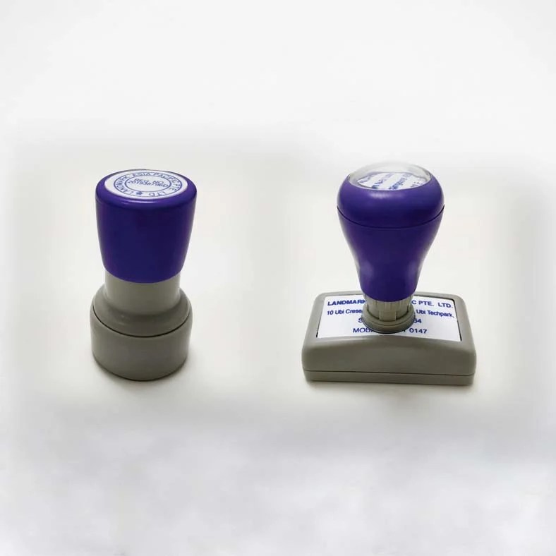 Rubber Stamp Landmark Print