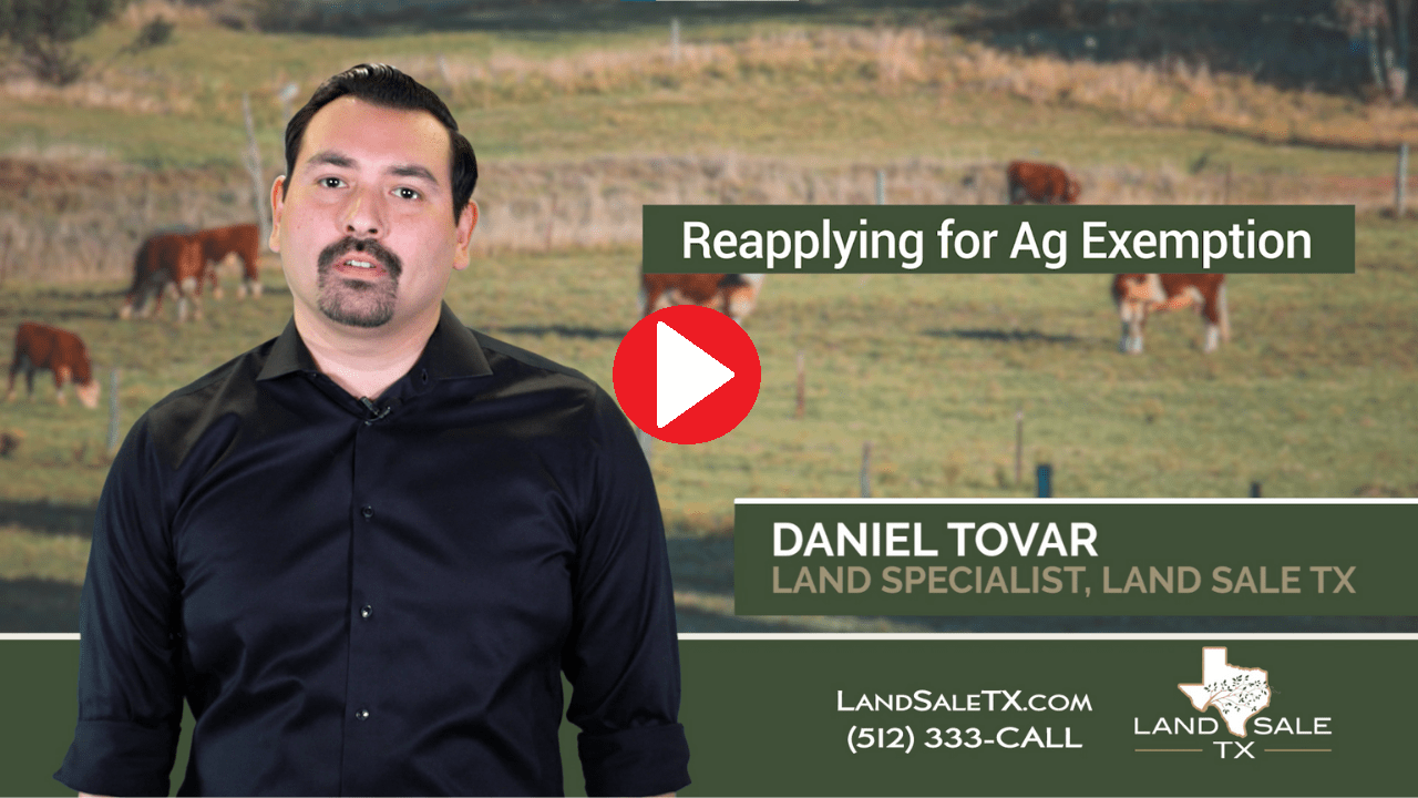 Are You Required to Reapply For Your Ag Exemption by the April 30th