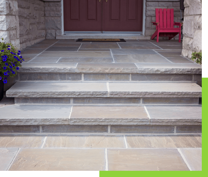 Flagstone Paving Landschaft Construction