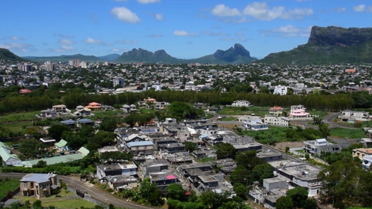 A Ebène Landscope Mauritius casera les marchands ambulants