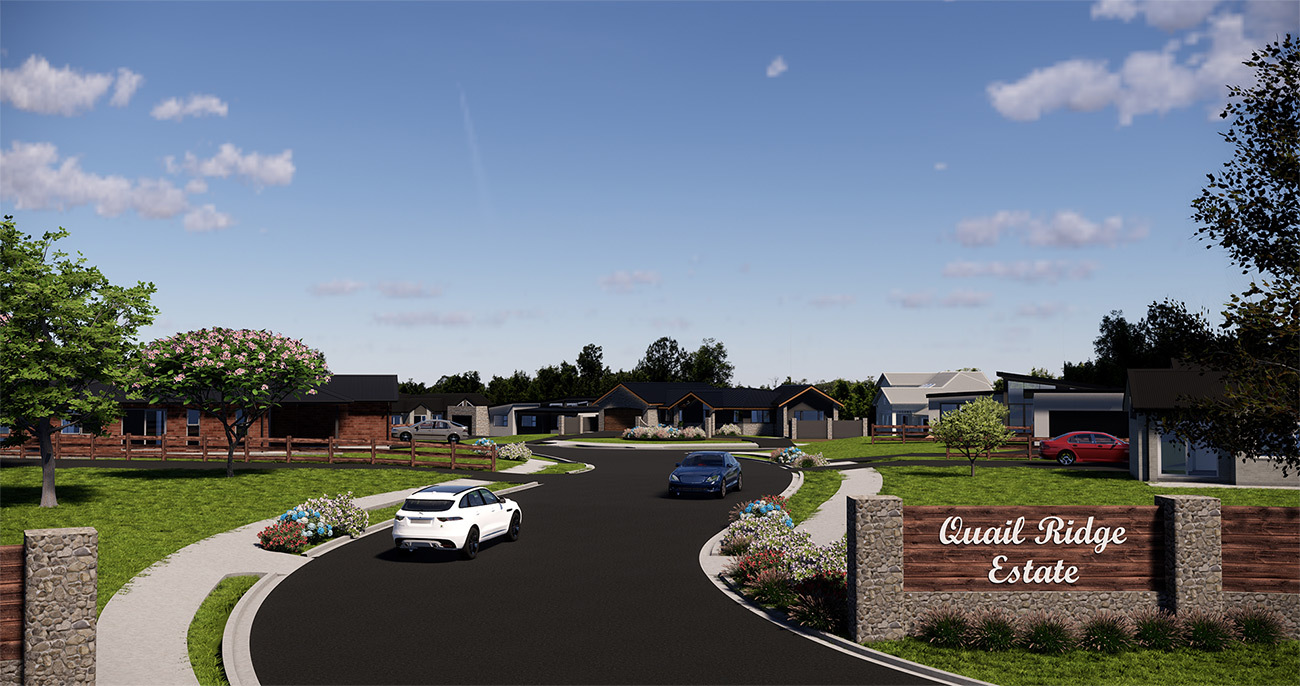 Quail Ridge Estate, Ohauiti Landsdale Development