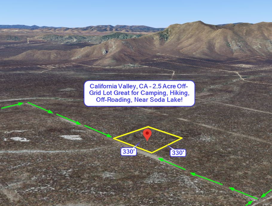 California Valley, CA 2.5 Acre OffGrid Lot on Campbell Rd, Great for