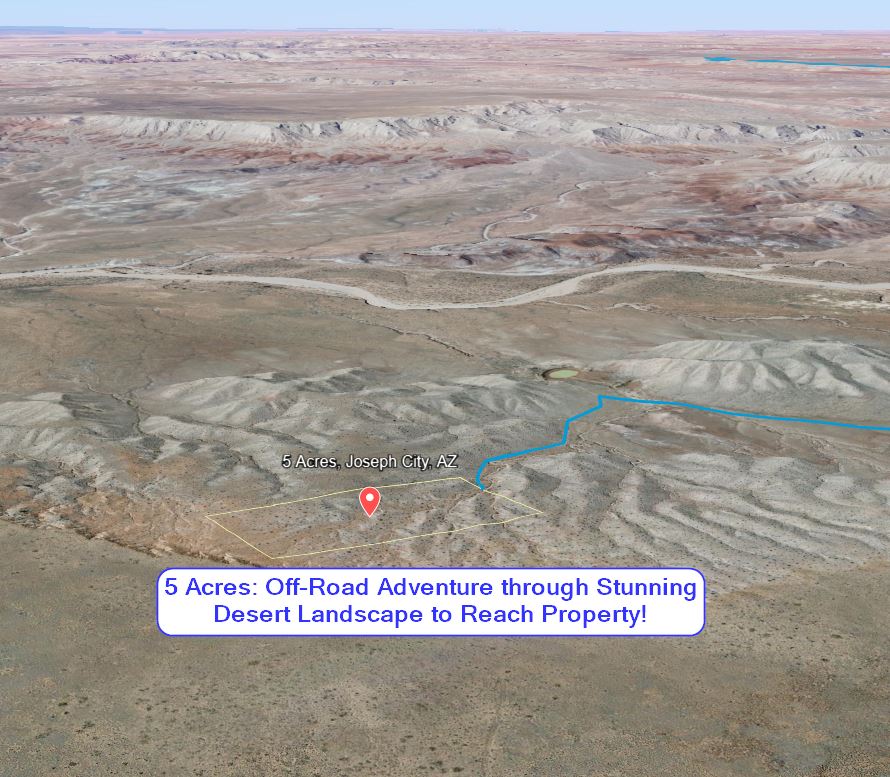 ARIZONA 5 Acres, Joseph City, AZ, in the Painted Desert! OffRoad