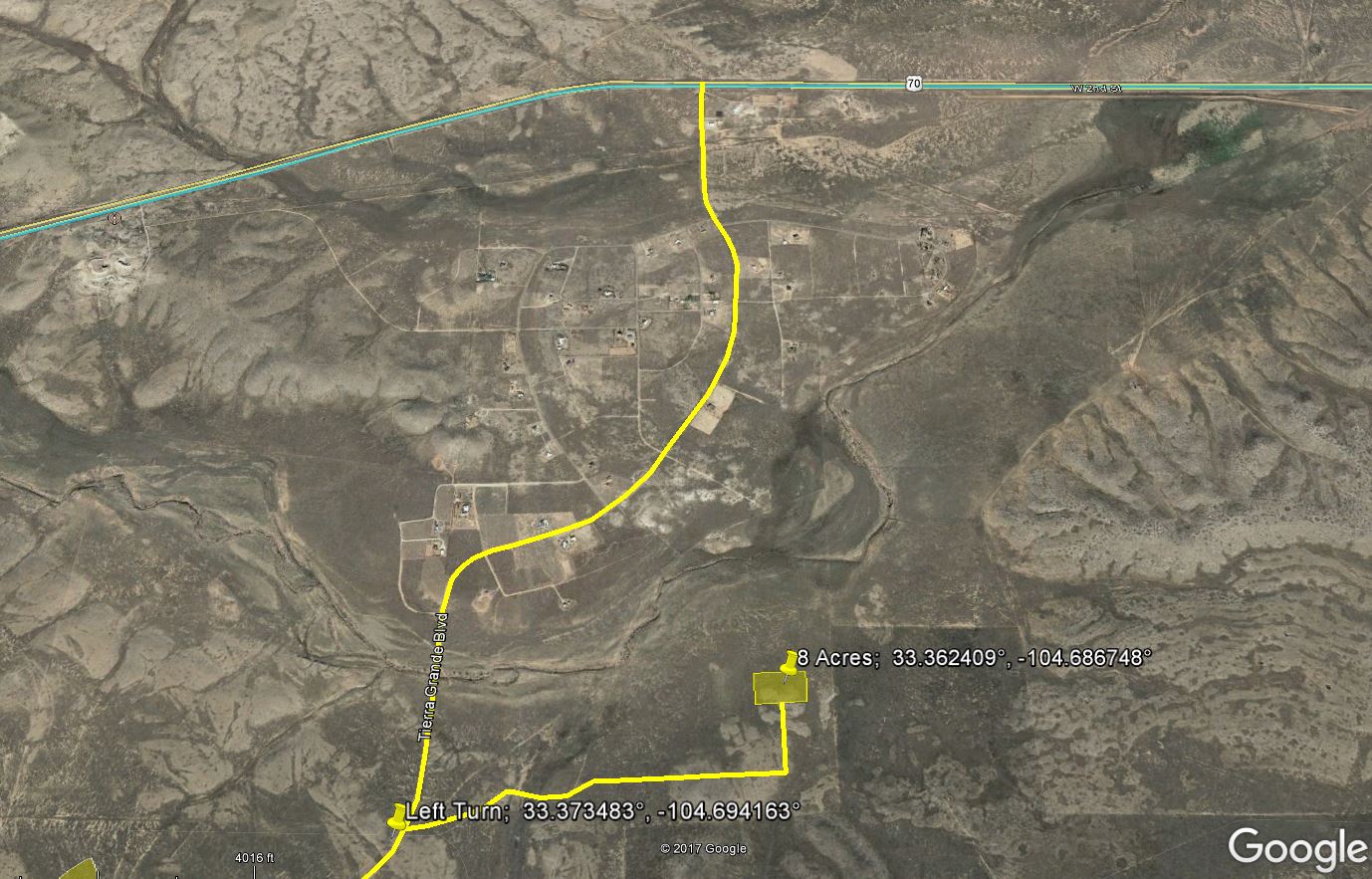 8 Large Acres of Untouched Land Beautiful Building Site Chaves County