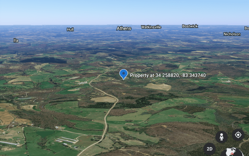 2.59 acres in Banks County GA, Nice spot for building rural home and