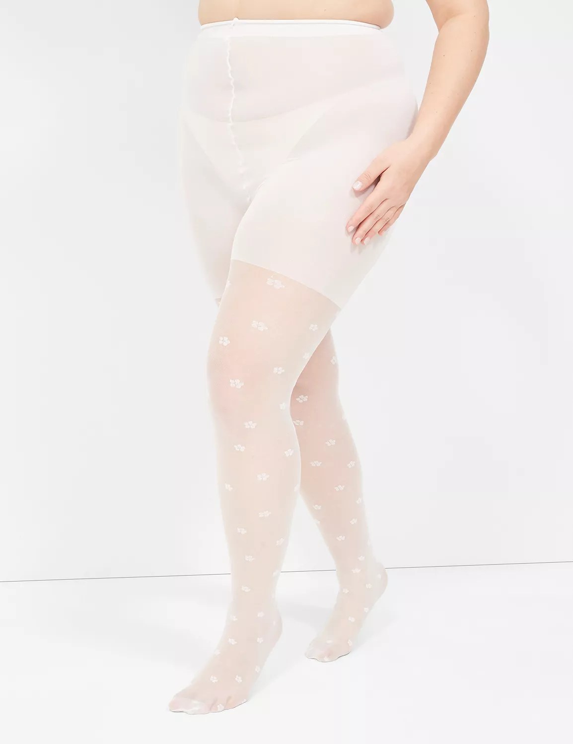 Ditsy Daisy Tights | LaneBryant