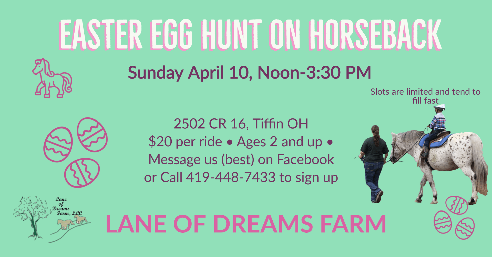 Easter Egg Hunt (sold out) Lane of Dreams Farm