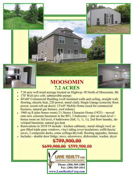 East Central Saskatchewan Farmland, Farms, and Ranches for Sale