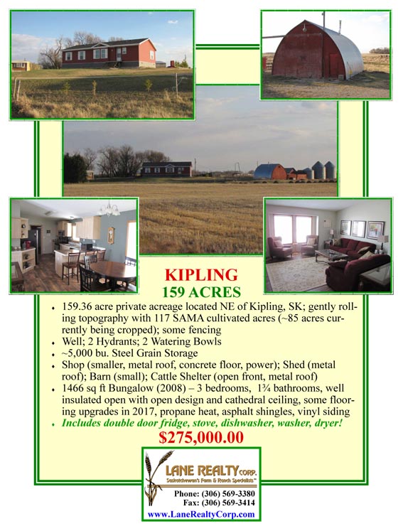 Southeast Saskatchewan Farmland, Farms, and Ranches for Sale