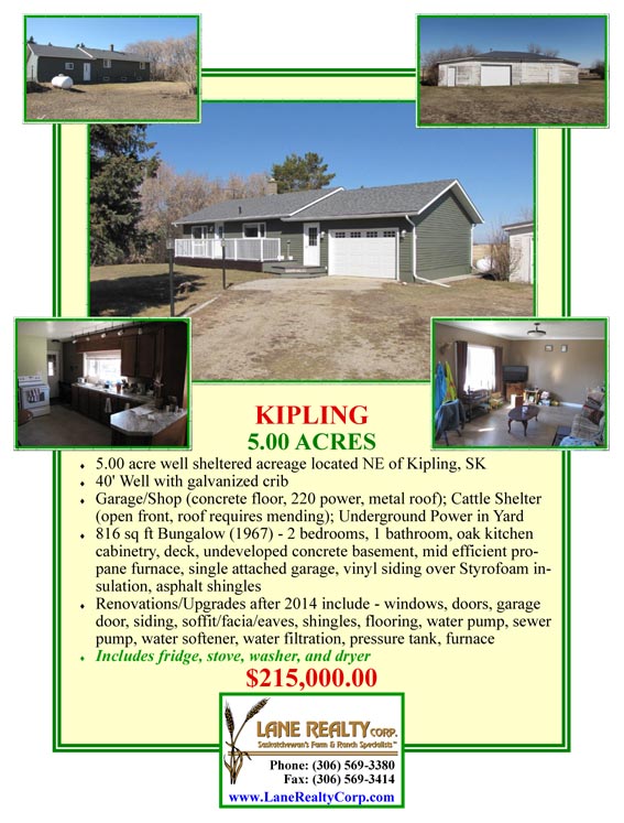 Southeast Saskatchewan Farmland, Farms, and Ranches for Sale