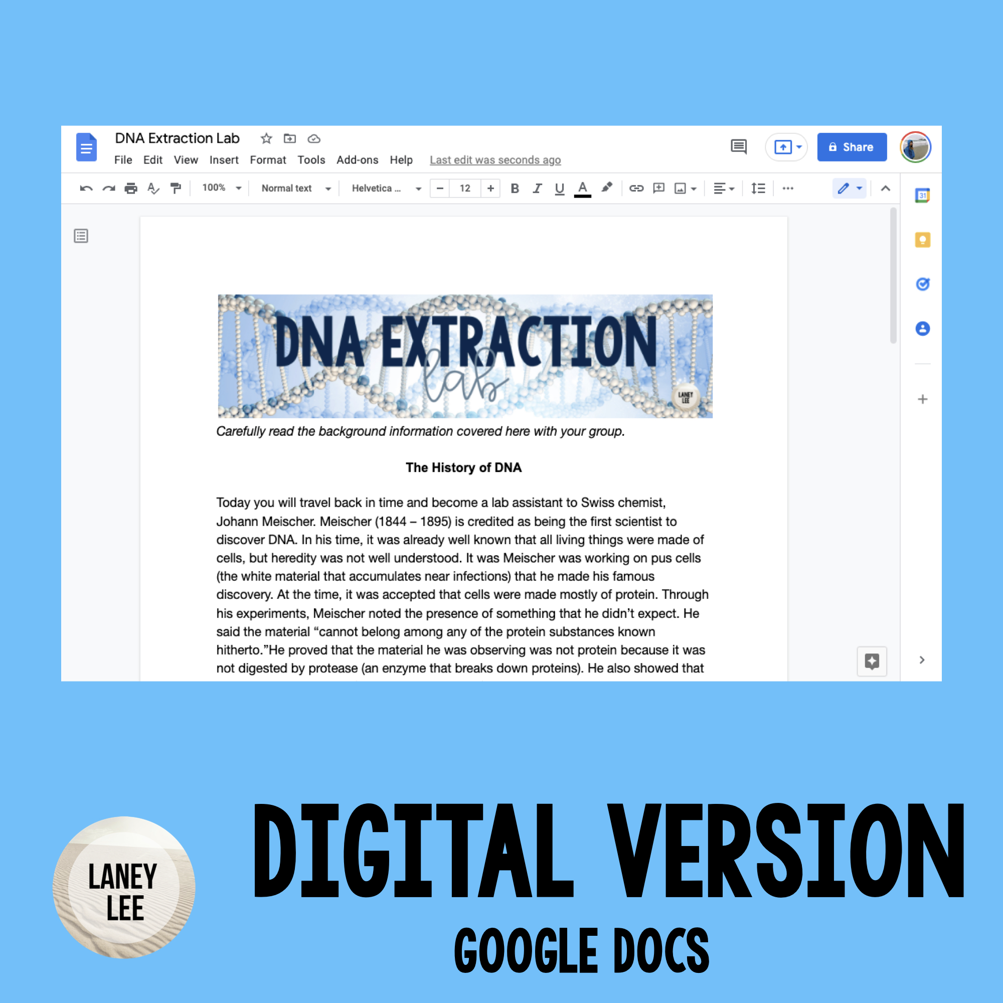 DNA Extraction Lab Laney Lee