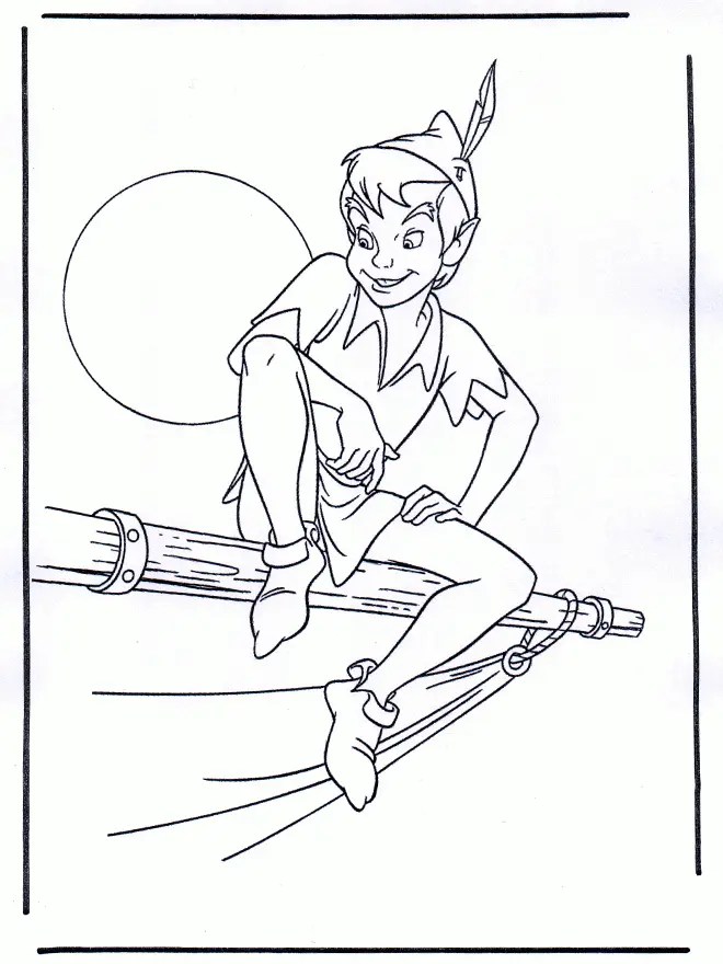 Peter Pan Coloring Pages to Print Free Printable Coloring Pages