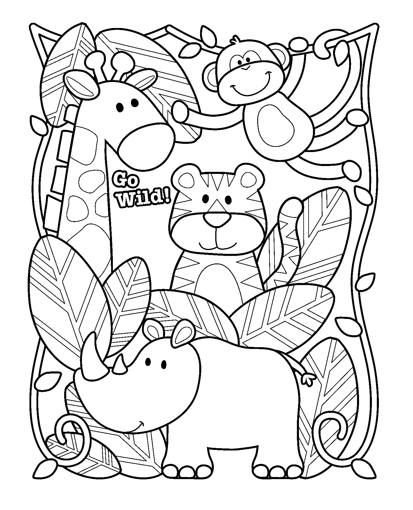 Zoo Coloring Pages to Print Free Printable Coloring Pages Zoo Coloring Pages to Print Free Printable Coloring Pages
