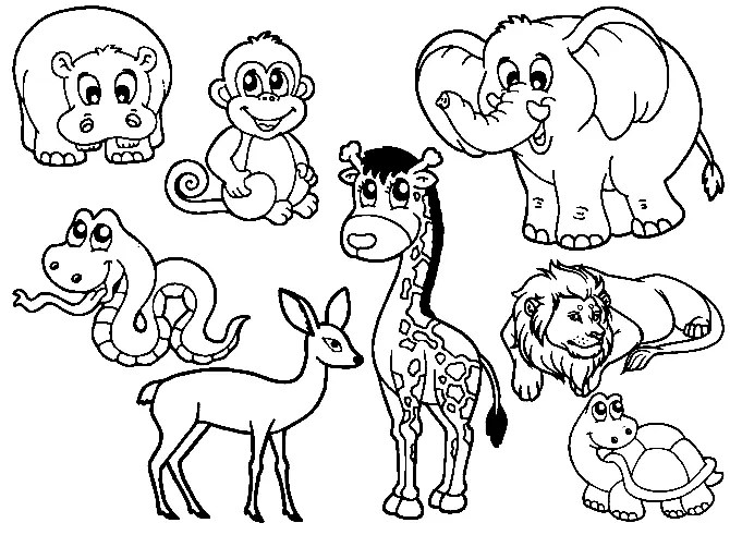 Zoo Coloring Pages to Print Free Printable Coloring Pages Zoo Coloring Pages to Print Free Printable Coloring Pages