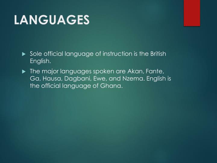 The Fante People And Their Language