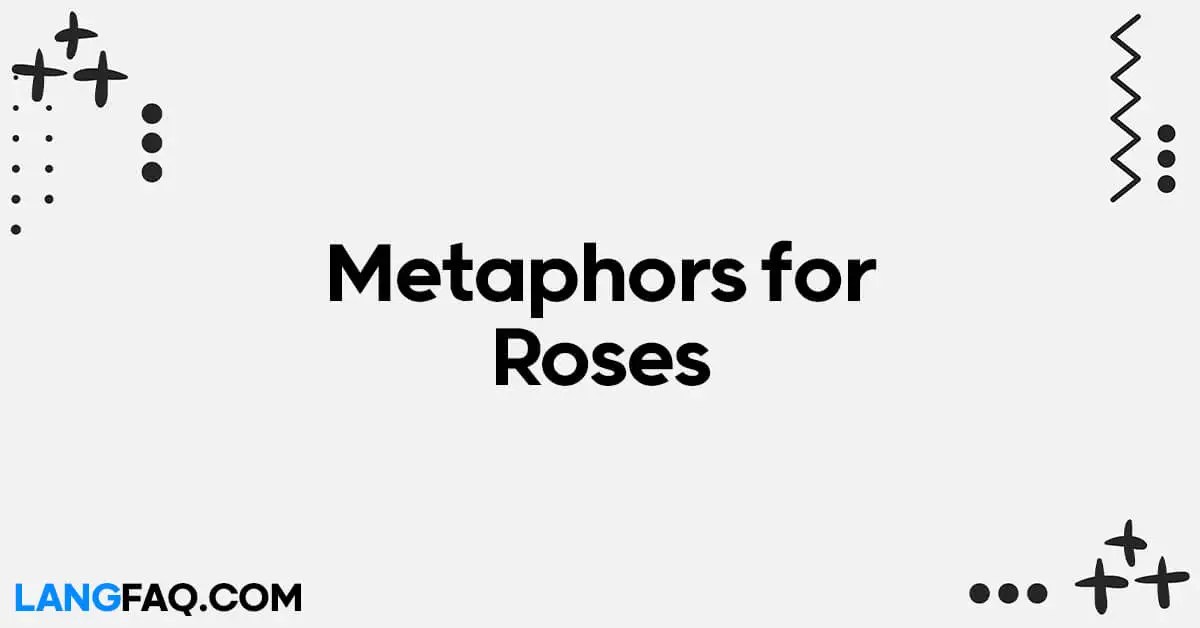 26 Metaphors for Roses Unveiling the Beauty in Words