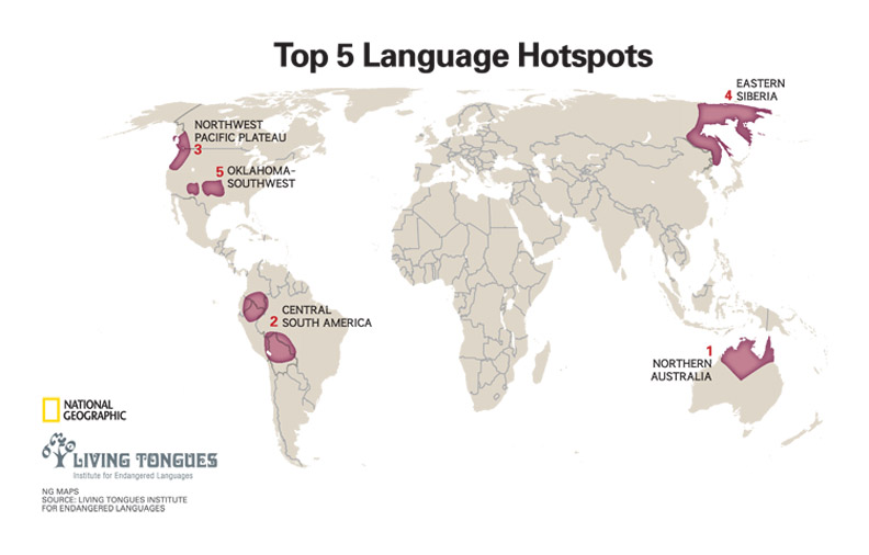 Language Hotspots