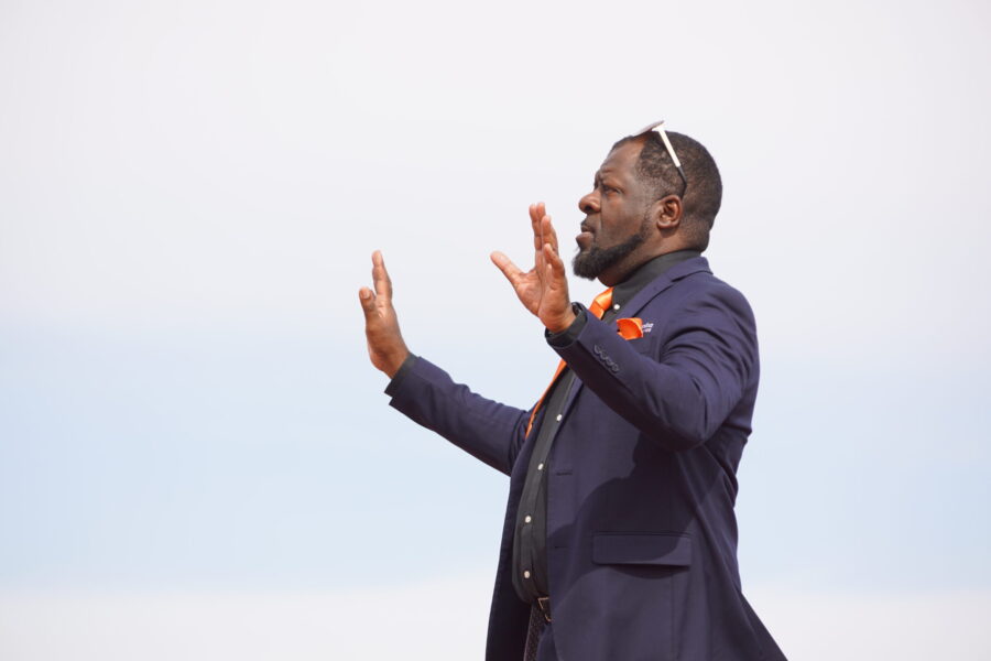 MARCHING PRIDE BAND DIRECTOR RECEIVES HONORARY DOCTORATE IN TEXAS