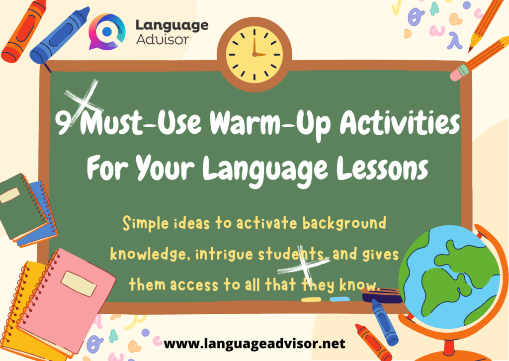 9 MustUse WarmUp Activities For Your Language Lessons