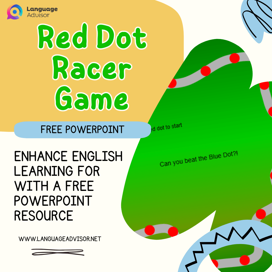 Red Dot Racer Game Language Advisor