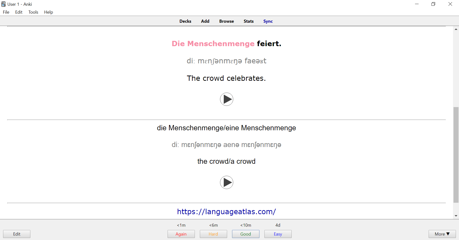 625 Most Common German Words Anki Language Atlas