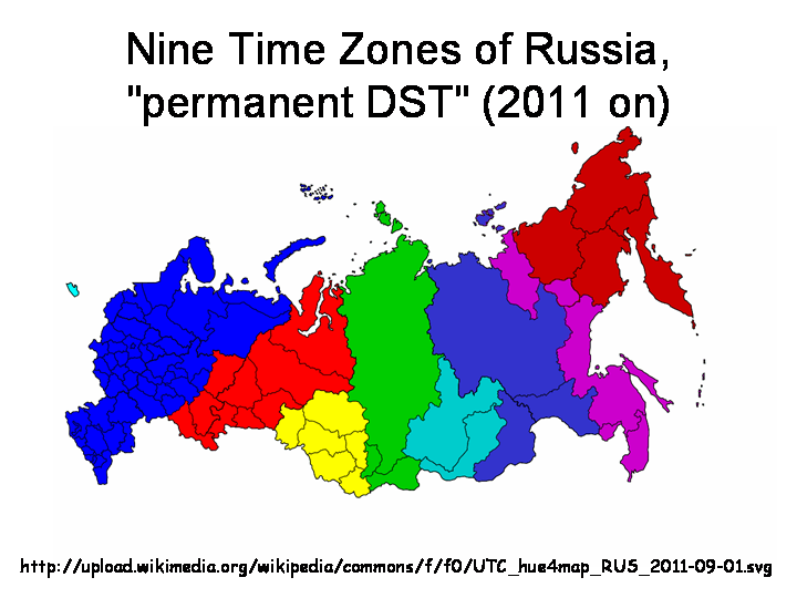 Time Zones In Russia Map Pictures, Images and Stock Photos