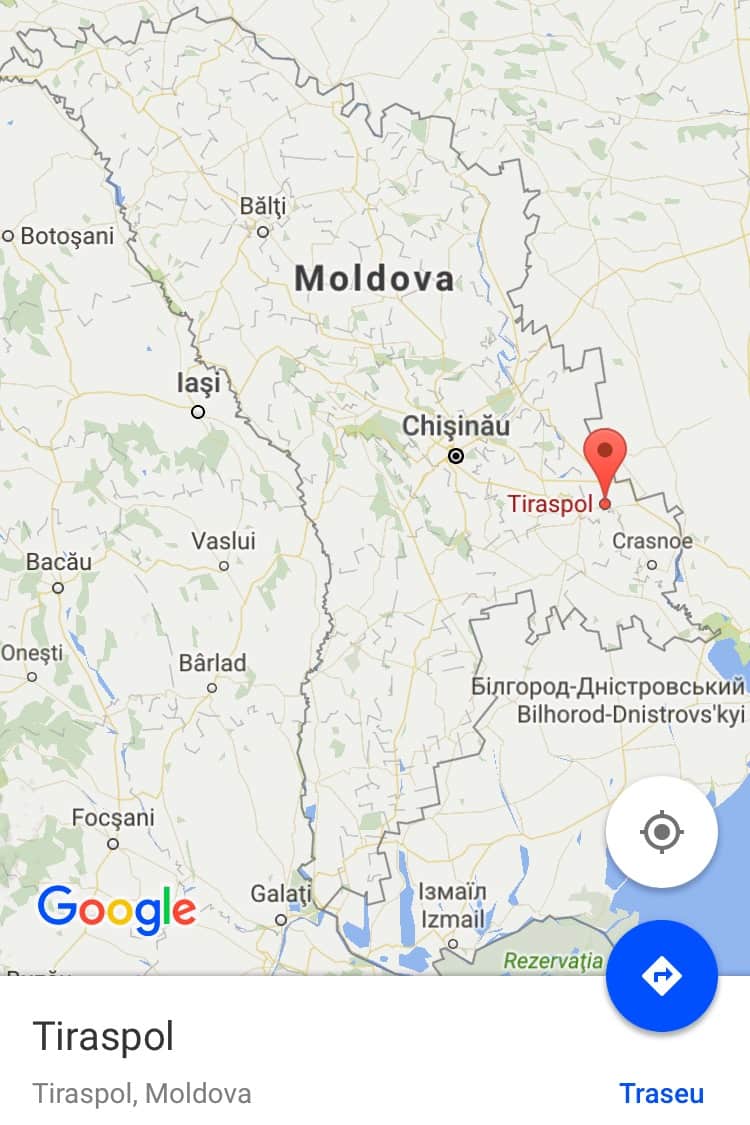 Map of Moldova Language Tsar