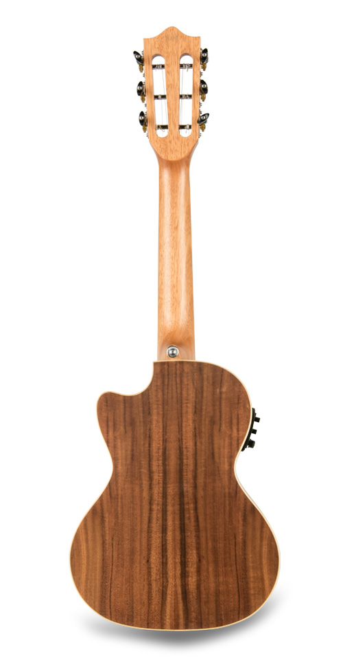 Acacia Solid Top 6 String Tenor A/E Ukulele Lanikai Ukuleles