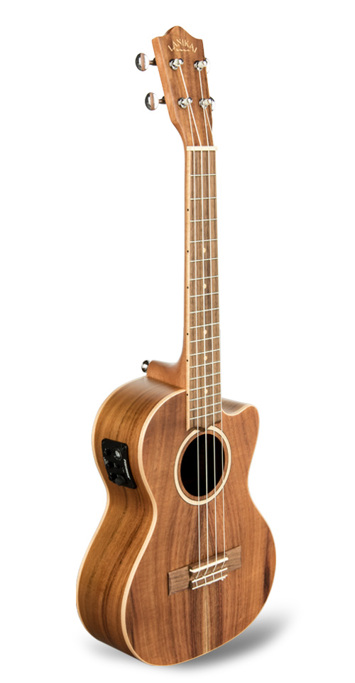 Acacia Solid Top Tenor A/E Ukulele Lanikai Ukuleles