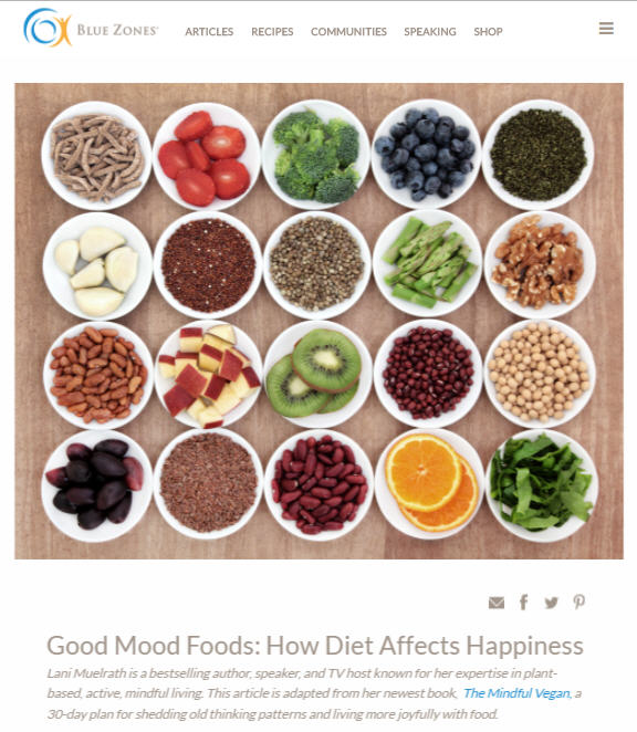 The Day The Blue Zones Met The Mindful Vegan Does Diet Affect Your