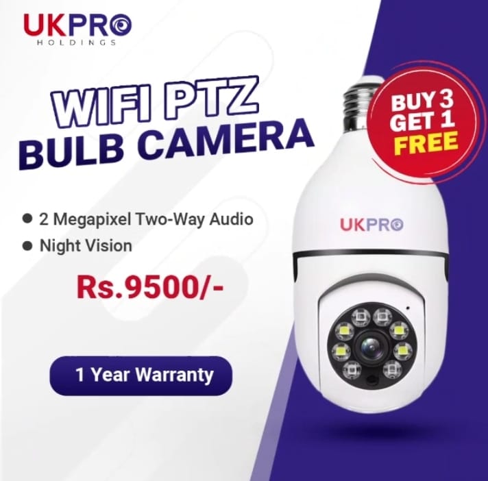 WiFi Bulb Camera 2 Megapixel LankaMarket