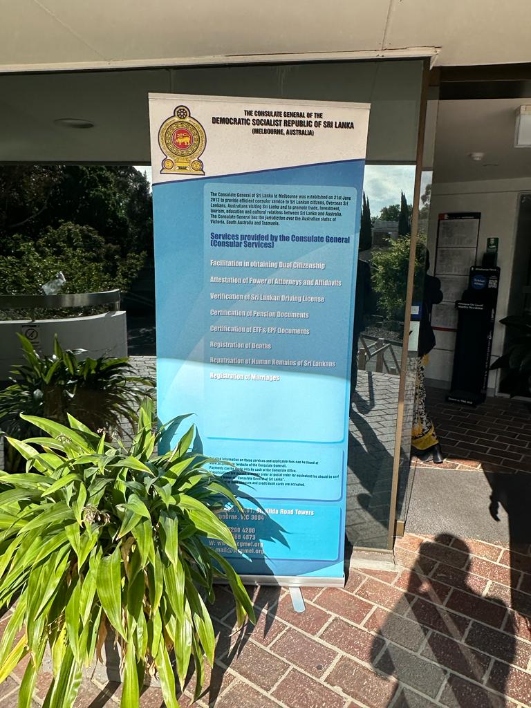 SL Consulate General in Melbourne conducts Mobile Consular Service