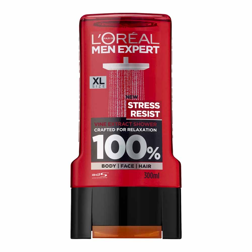 L’Oréal Paris Men Expert Stress Resist Shower Gel 300ml Lanka Product