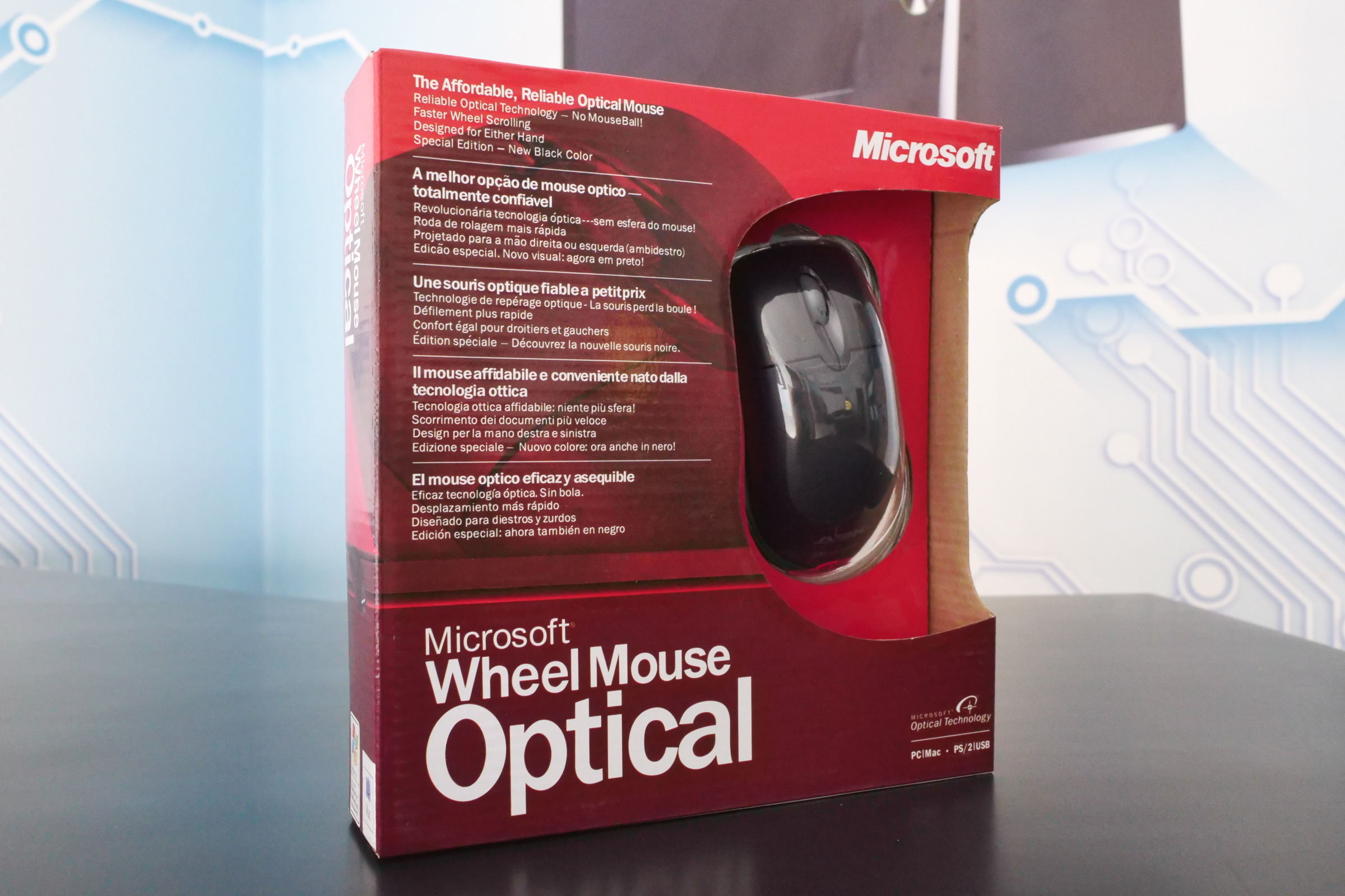 Microsoft Wheel Mouse Optical 1.1A DVK Edition BOX Lanprofy