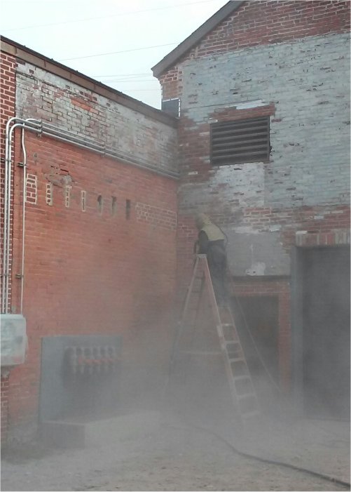 Sandblasting Brick Building Lansdale Power Washers