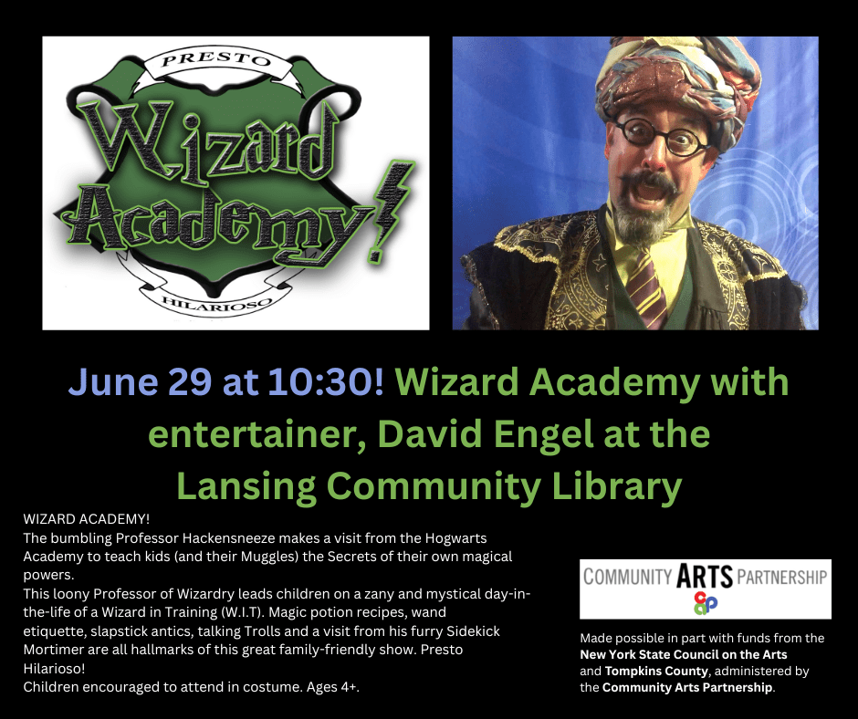 Wizard Academy! with David Engel Lansing Community Library