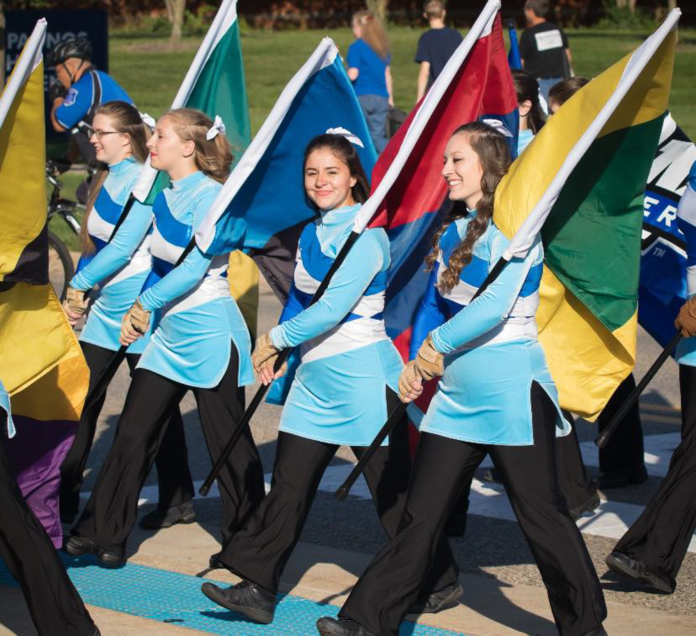 Color guard a powerhouse freshman class Grand Valley Lanthorn