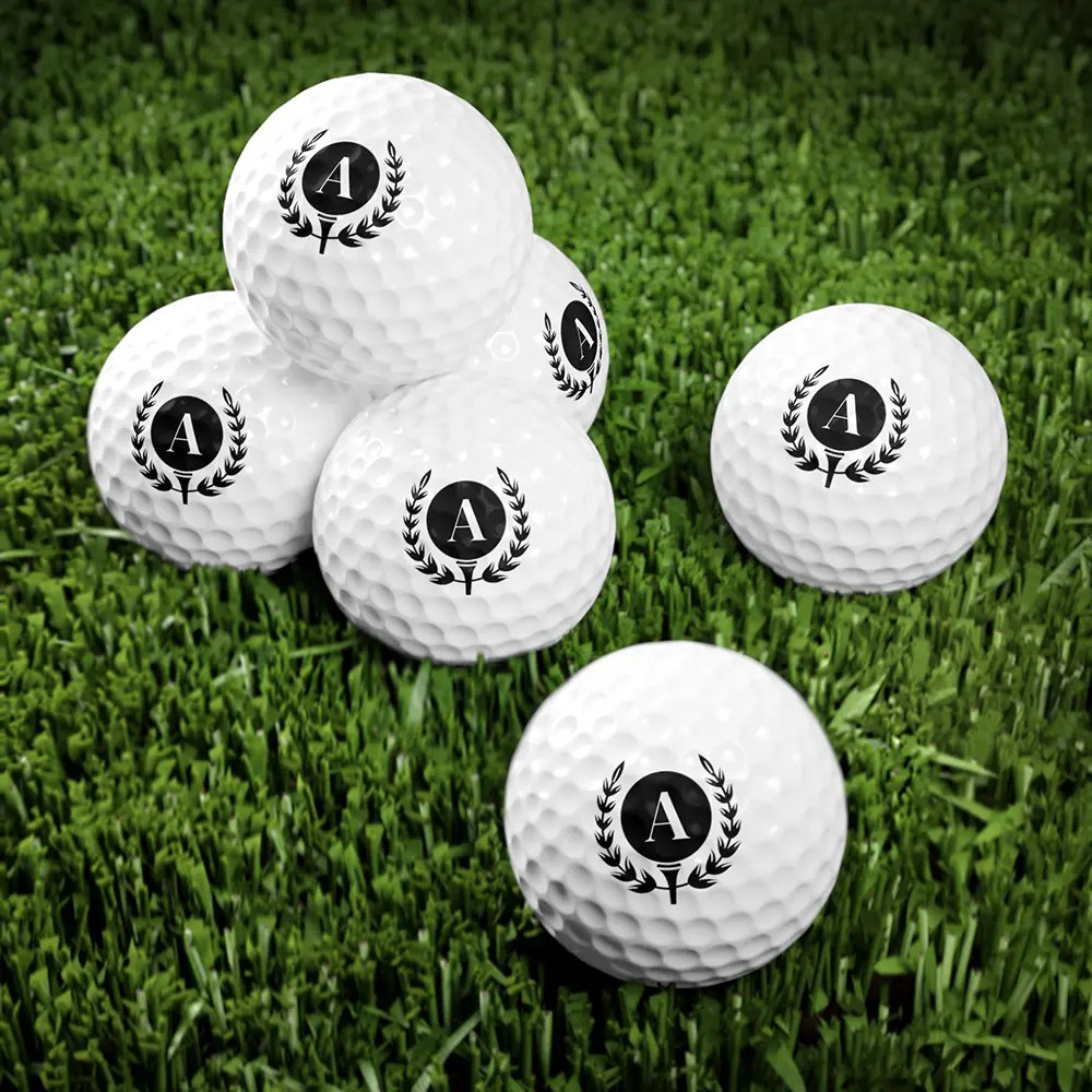 Custom Monogram Golf Balls Lantsa Gifts