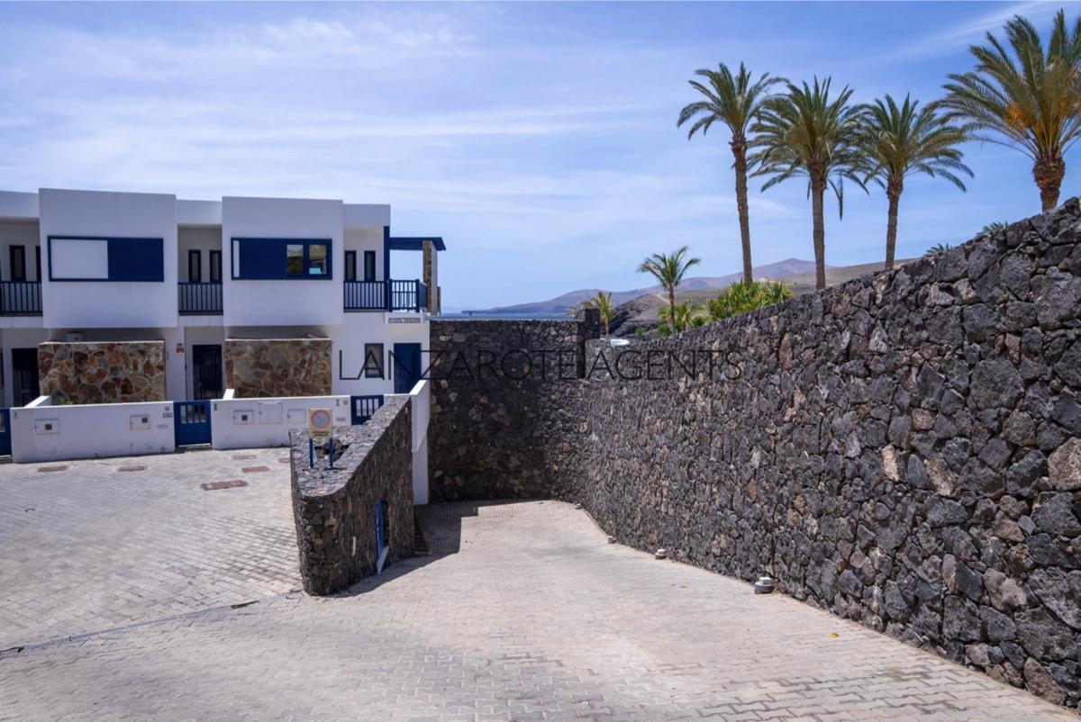Corner Plot Terraced Villa for sale in Lanzarote with Stunning Sea