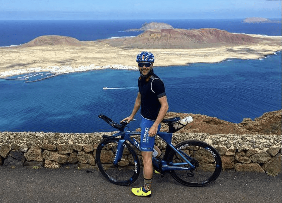 Lanzarote as a the training stage for Patrick Lange, champion of the