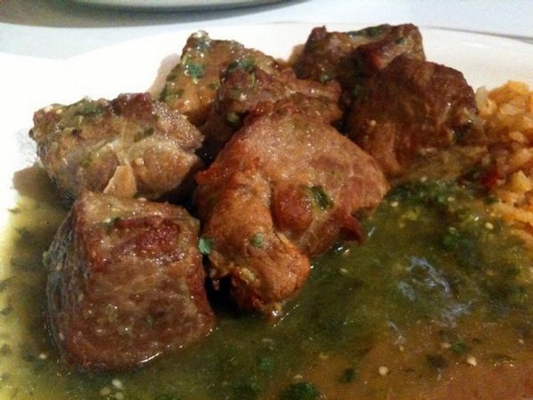 Michoacan style pork “Carnitas” in Salsa Verde La Patrona Salsa Go