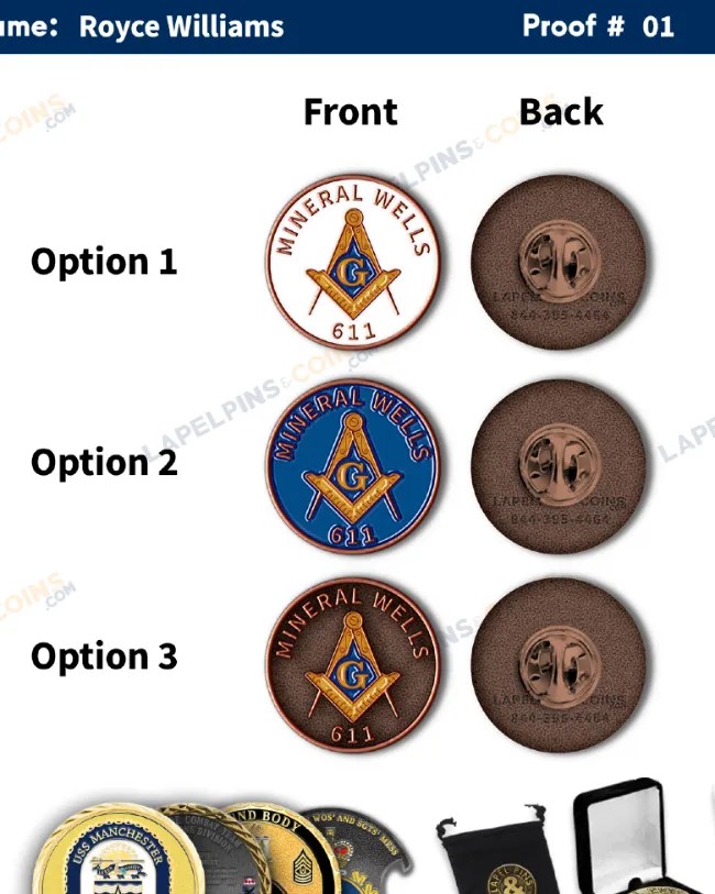 Lapel Pins & Coins Custom Lapel Pins in Minutes.