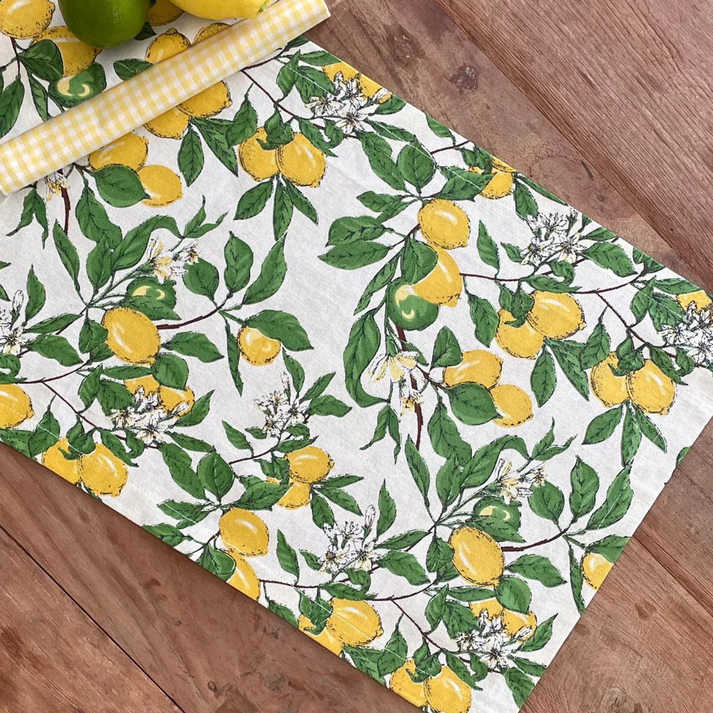 Mahogany Lemon Grove Placemat La Petite Maison Blanche Sequim