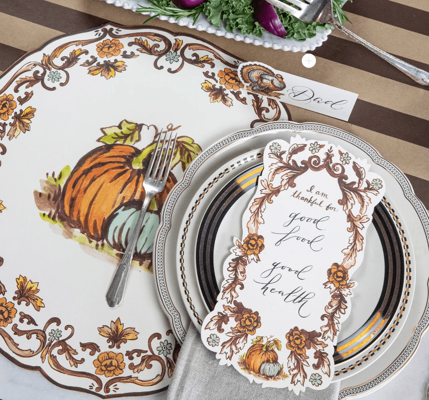 Hester & Cook "I Am Thankful" Table Accent La Petite Maison Blanche