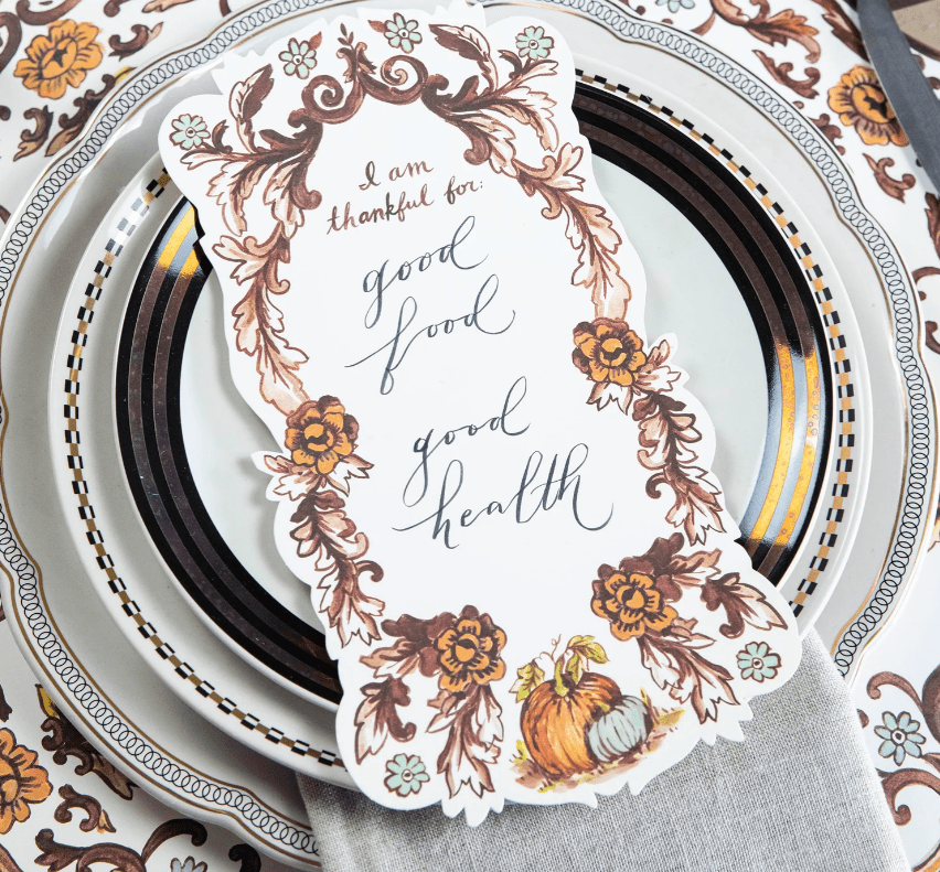 Hester & Cook "I Am Thankful" Table Accent La Petite Maison Blanche