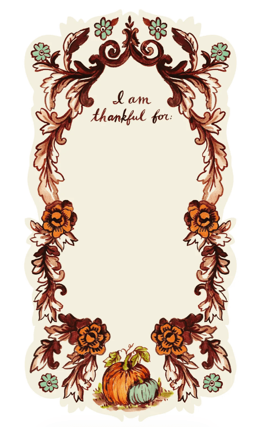 Hester & Cook "I Am Thankful" Table Accent La Petite Maison Blanche