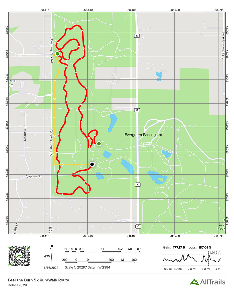 Feel the Burn 5k Friends of Lapham Peak Unit Kettle Moraine State