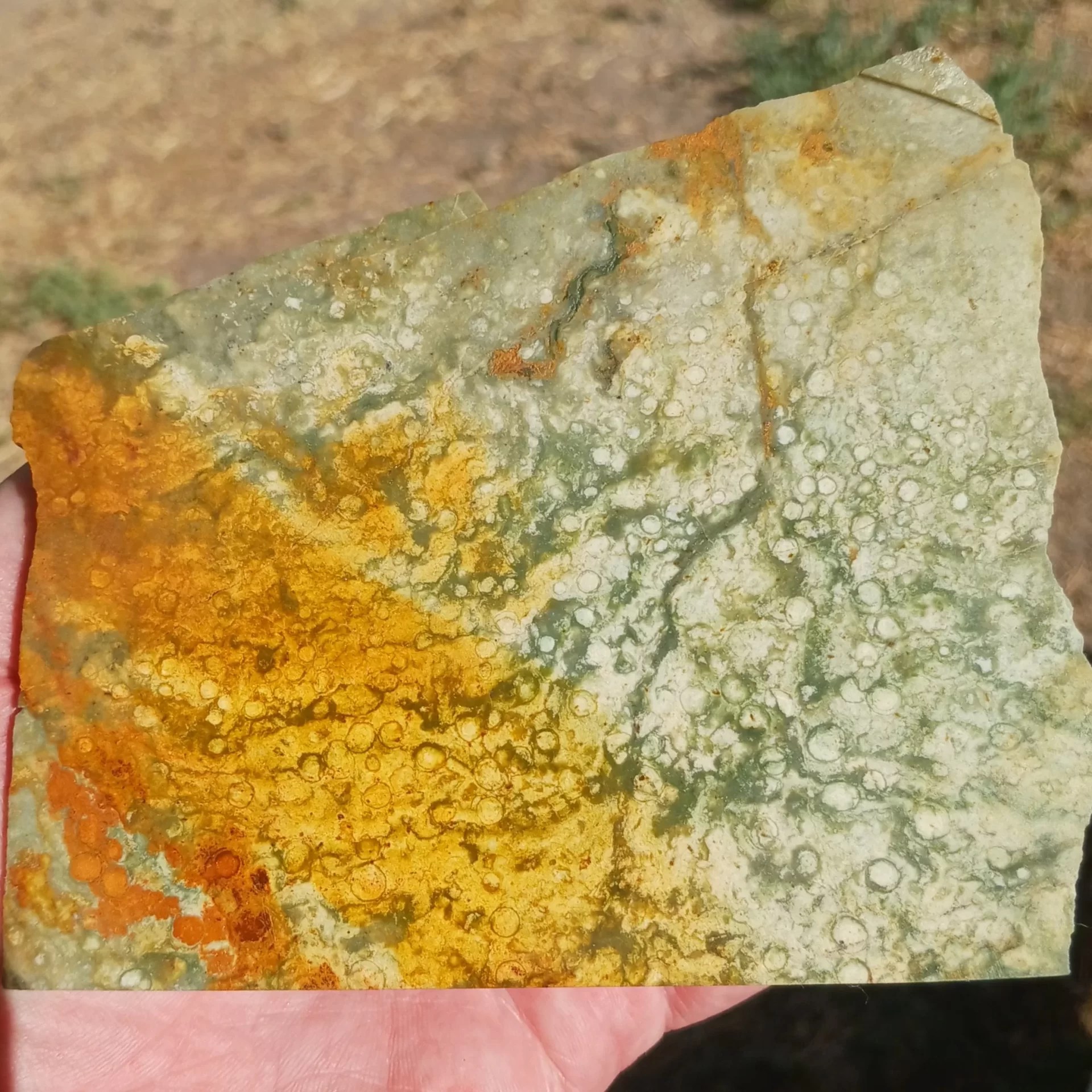 Utah Map Stone Lapidary Slab