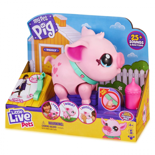 Little Live Pets My Pet Pig el nuevo Cerdito super divertido y camina! Con 25 sonidos