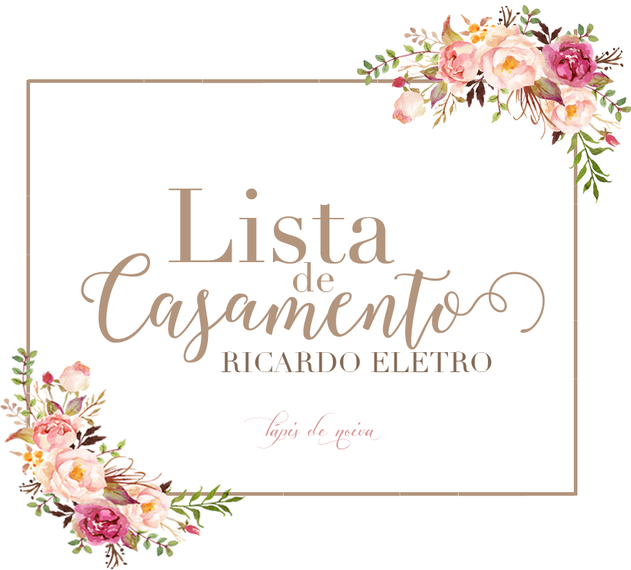 Lista de Casamento Ricardo Eletro Lápis de Noiva